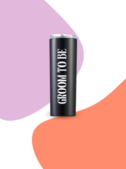 Tumbler Acero Groom to be 20oz